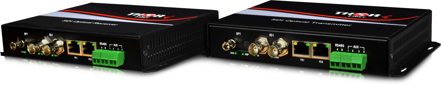 Thor 1 HD-SDI + 2 10/100 Ethernet +RS485 + Audio over single fiber TX/RX - Image 4