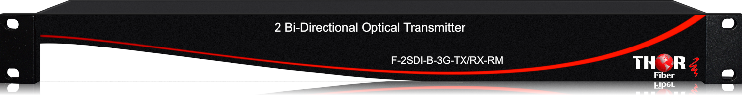 Thor 2 Channel Bidirectional SD/HD 3G-SDI Over Single Fiber CWDM Uncompressed Rack-Mountable - Image 2