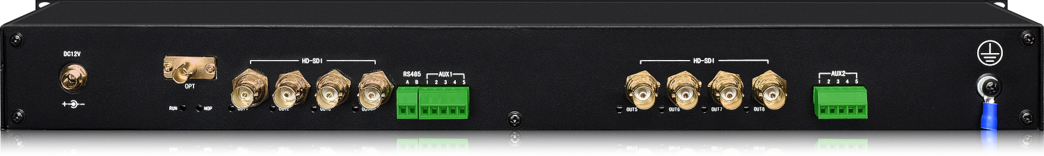 Thor 8 SDI / HDSDI Over 1 Fiber Optical Transmission Multiplexer - Image 2