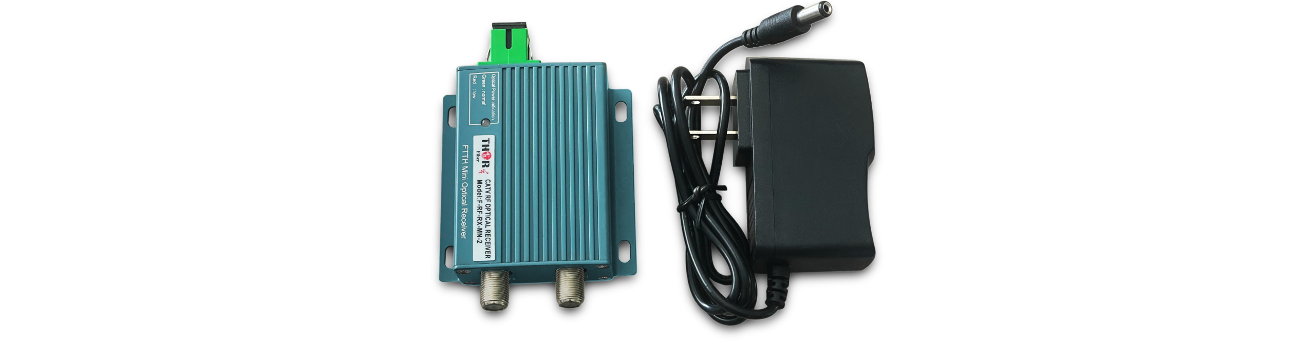 Thor Thor Fiber Optical Mini FTTH RF CATV CABLE TV Receiver with Dual Coax Output - Image 4